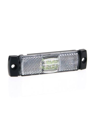 Lumière de délimiteur de dégagement latéral LED 12v 24v camion remorque baignoire voiture ambre blanc rouge réfléchissant | Léon