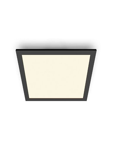 Plafonnier carré noir 12W CEILING, 2700K 1100Lm, dimmable, 30cm