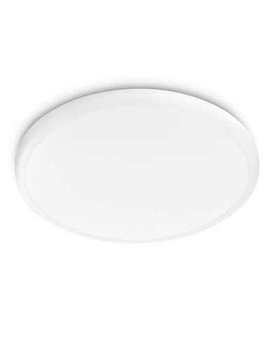 Plafonnier rond TWIRLY 12W, blanc, 4000K