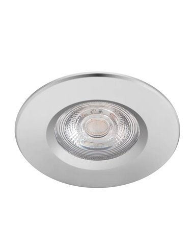 Pack de 3 spots encastrables DIVE pour salle de bains, dimmable 5W, chromé, 2700K, étanche