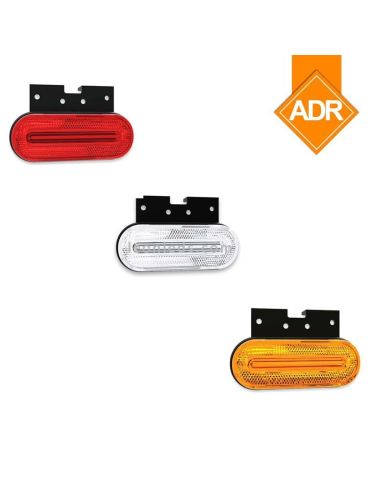 Piloto Led ADR Lateral delantero trasero FT-070+K con soporte de Fristom efecto Neon | Leonleds