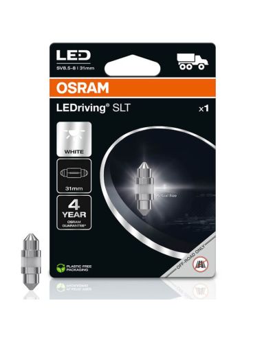 Ampoule LED SV8.5-8 C5W 31mm 24V 6000K | OSRAM LEDriving® SLT (1 unité) 6430DWP-1BL