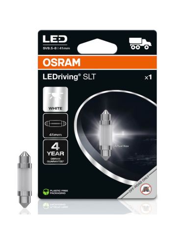 Boîte à Ampoule LED C5W 41mm 24V SV8.5-8 6000K | OSRAM LEDriving® SLT (1 unité) 6421DWP-1BL Osram