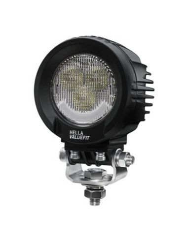 Faro de Trabajo LED redondo HELLA R2100 2.0 con luz de posición Blanca/Ambar | 12V | 2300lm | Luz de Posición | IP67