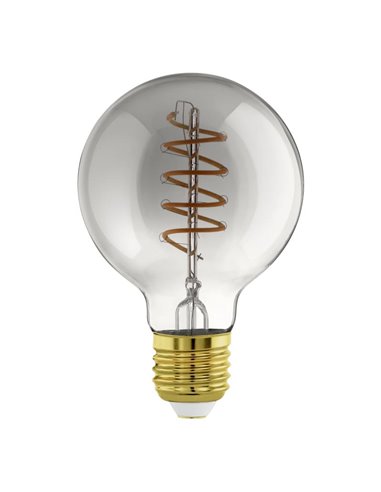 Ampoule LED Décorative G80 Fumée 4W 2000K E27 | Conception décorative