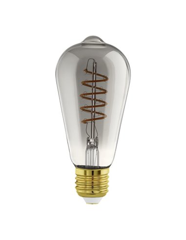 Bombilla LED Decorativa ST64 Smoky 4W 2000K E27 | Diseño Decorativo Vintage