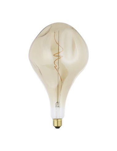 Bombilla LED D165 Ámbar 4W 2700K E27 | Decorativa de Gran Tamaño