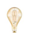 Ampoule LED décorative dimmable grande taille PS160, Ambre 8W 2100K E27, filament