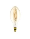 Ampoule LED décorative E140 Ambre 8W 2100K E27, filament