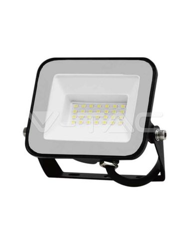 Projetor LED 20W SMD SAMSUNG PRO-S Chip Corpo Preto 6500K | Iluminação externa IP65