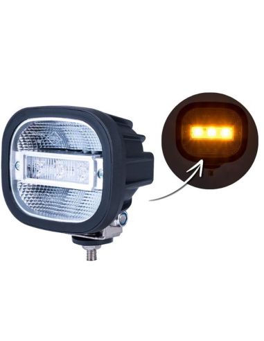 Faro LED dTrabajo con Luz de Advertencia Naranja LRD 3068 R10 XA1 14W 1200lm IP68