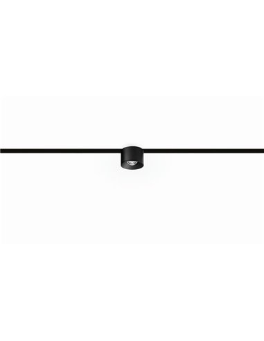 Foco LED de carril PUCK S 48V, 6W, 810Lm/865Lm/920Lm, 2700K/3000K/4000K - negro/blanco, Regulable DALI/No Regulable