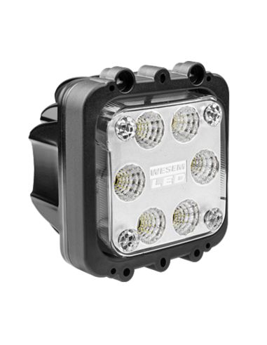 Faro de Trabajo Cuadrado 3000Lm 30W 50º para Tractores Valtra – Conector Deutsch y Cable 0,35m