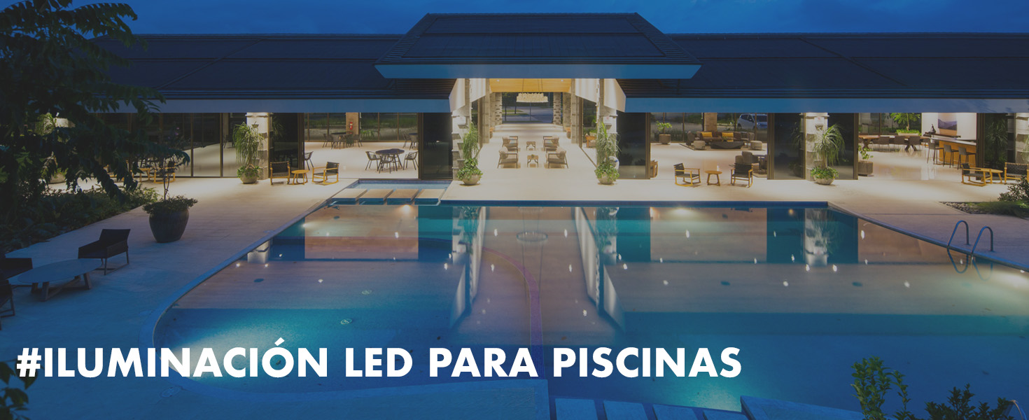 Iluminación LED para piscinas